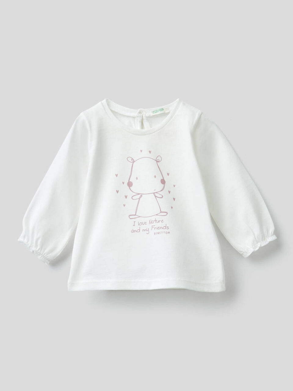 T-shirt imprimé en 100% coton bio image number 1