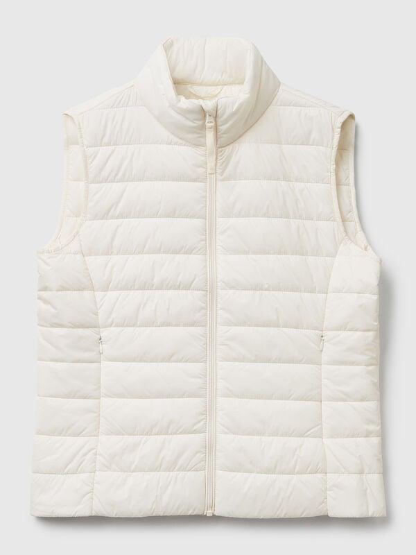 Veste matelassée sans manches coupe slim Femme