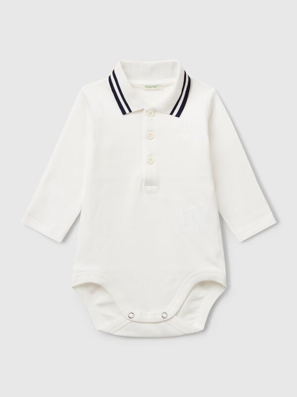 Corps de polo en coton Naissancede