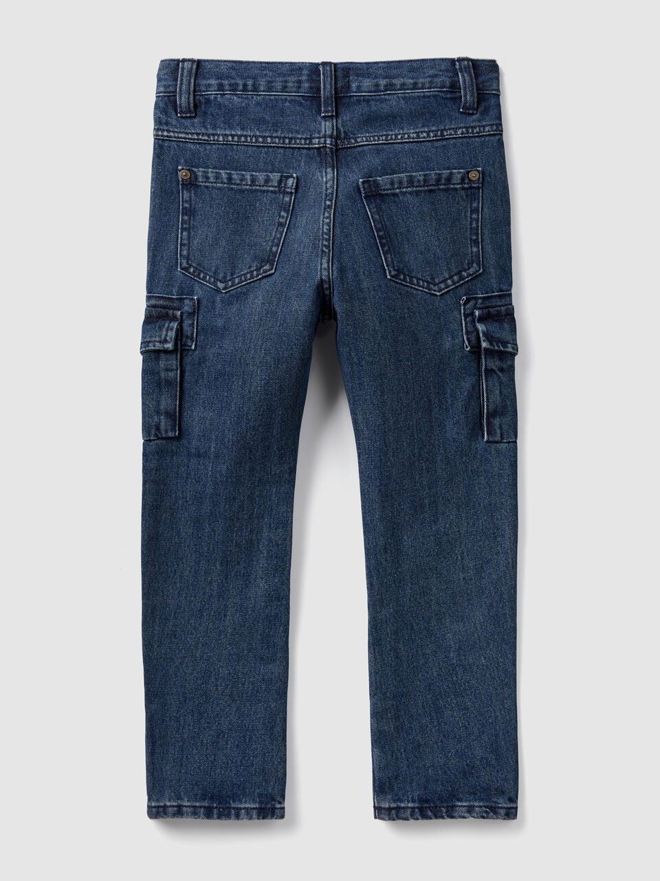 Pantalon cargo en denim image number 2