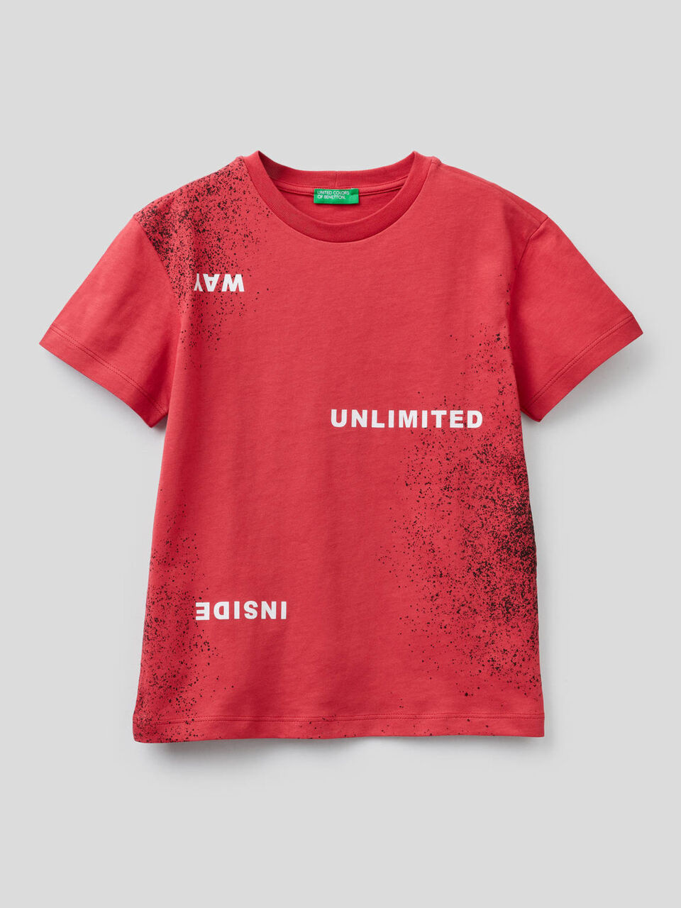 T-shirt avec imprimé effet spray image number 1