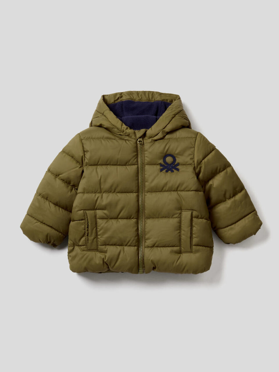 Blouson tissé teint avec capuche image number 1