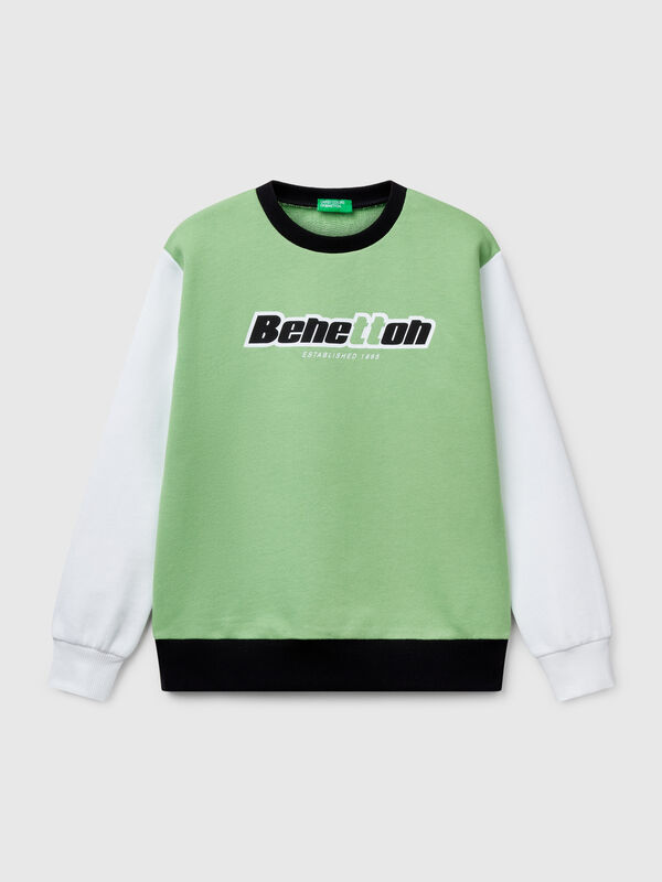 Sweat à imprimé en pur coton Garçon
