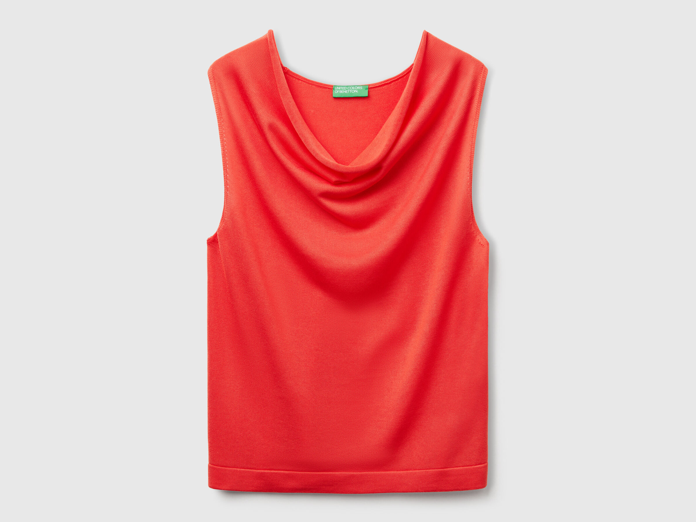 SLEEVELESS SWEATER Femme image number 3