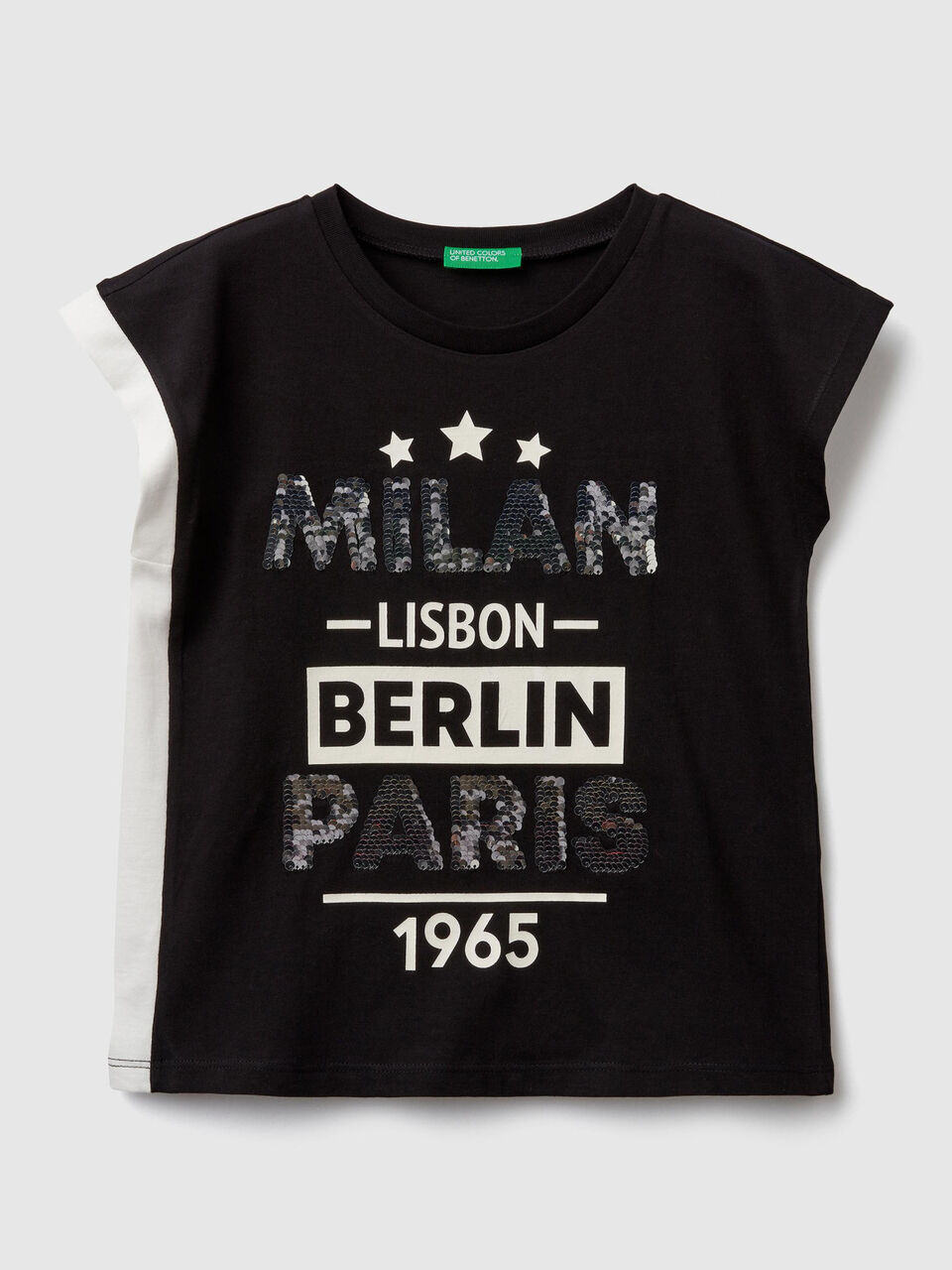 T-shirt avec paillettes réversibles image number 2