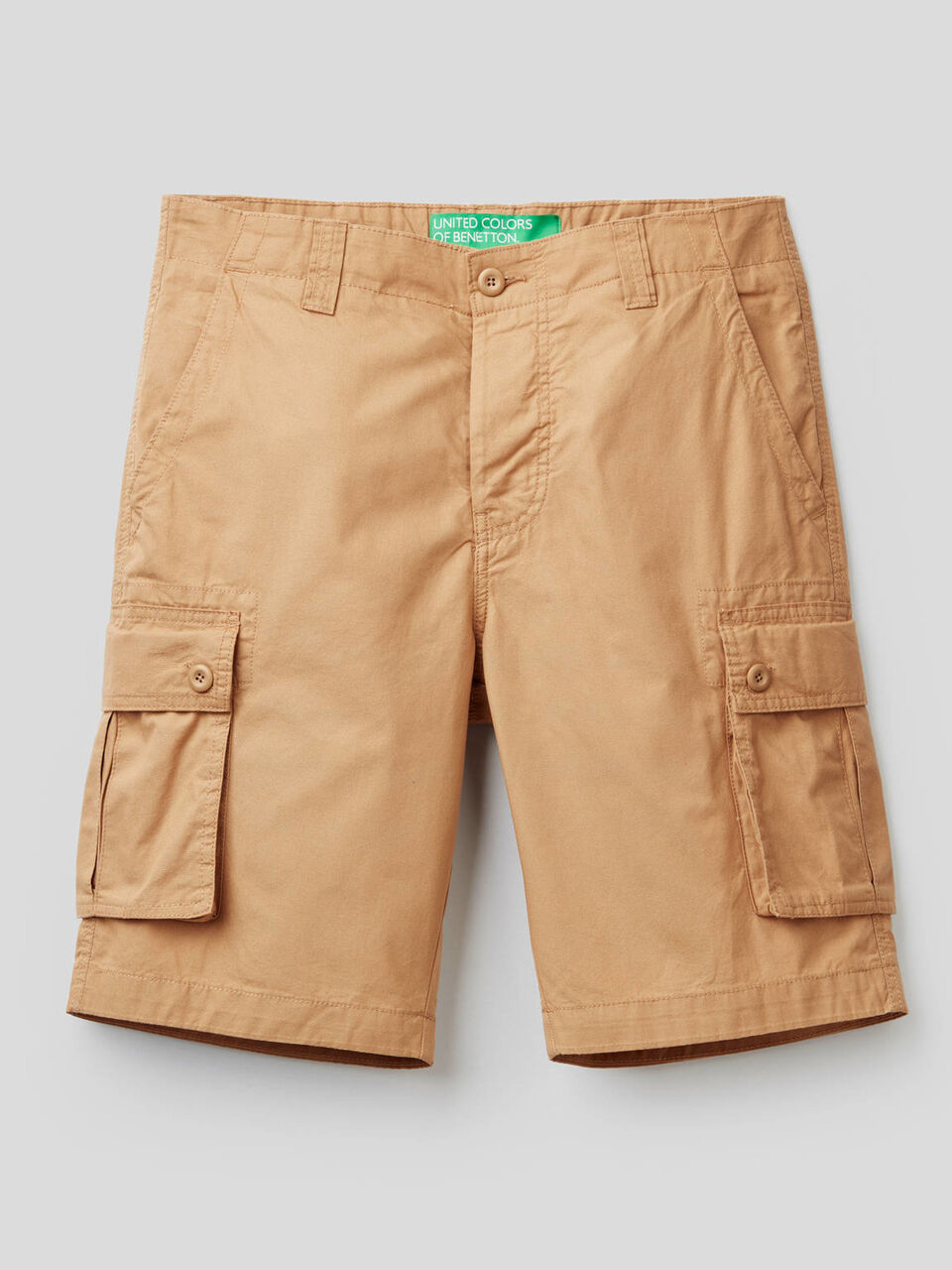 Bermuda cargo en pur coton image number 1