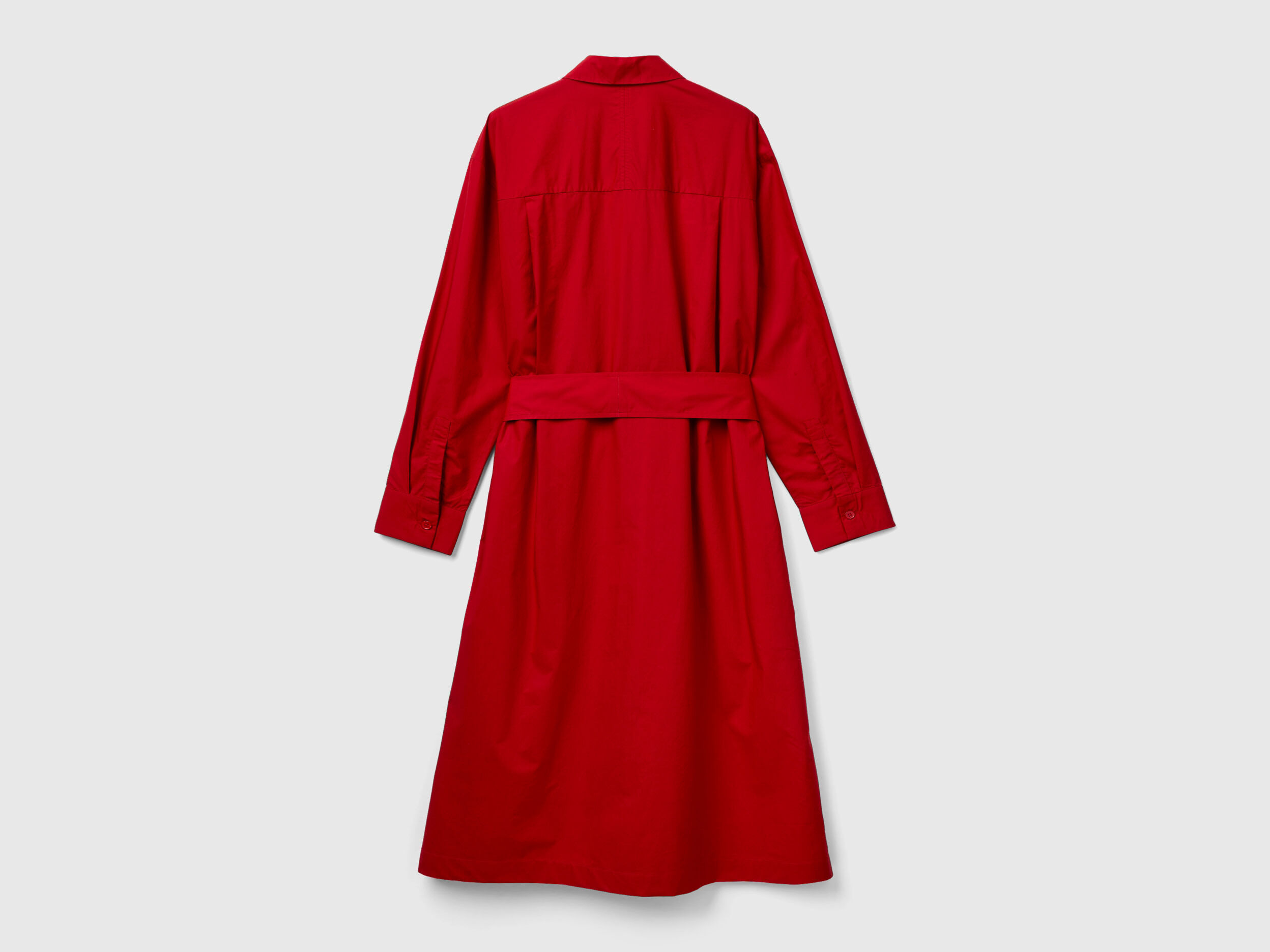 Robe chemisier ceinture Rouge Benetton