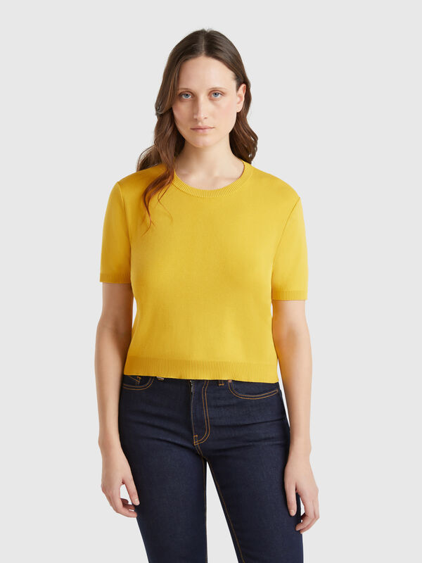 Chemise à manches courtes 100% coton Femme