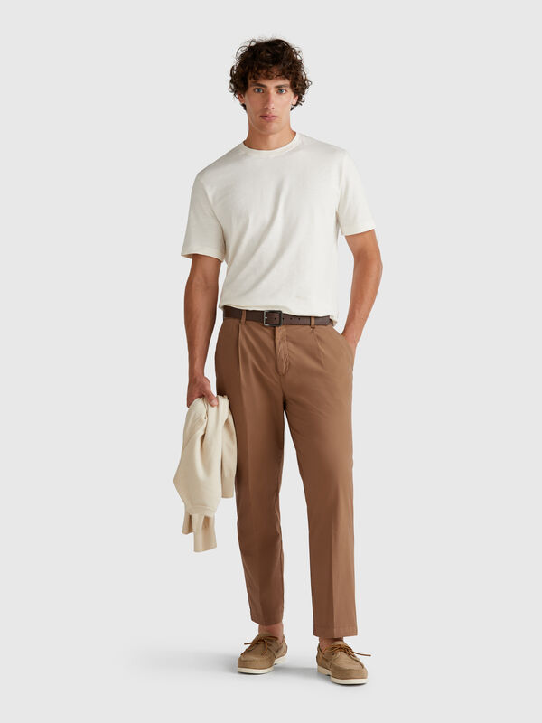 Pantalon léger en coton Homme
