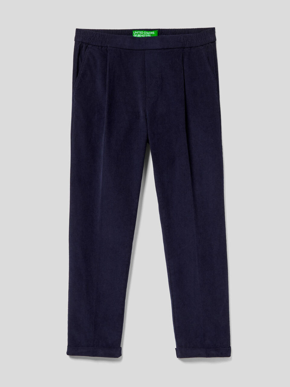 Pantalon en velours avec revers image number 1