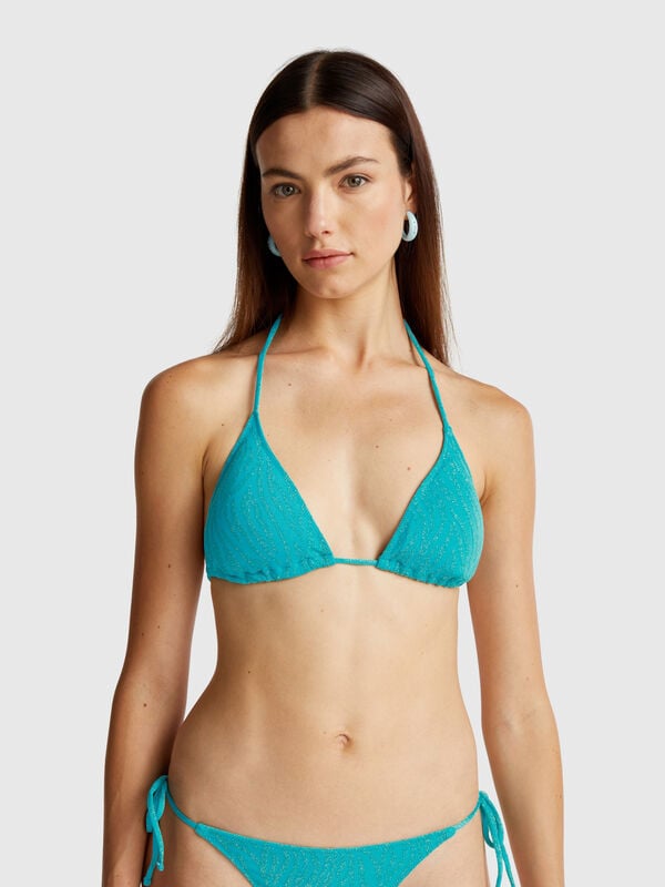 Triangle de plage rembourré imprimé animal Femme