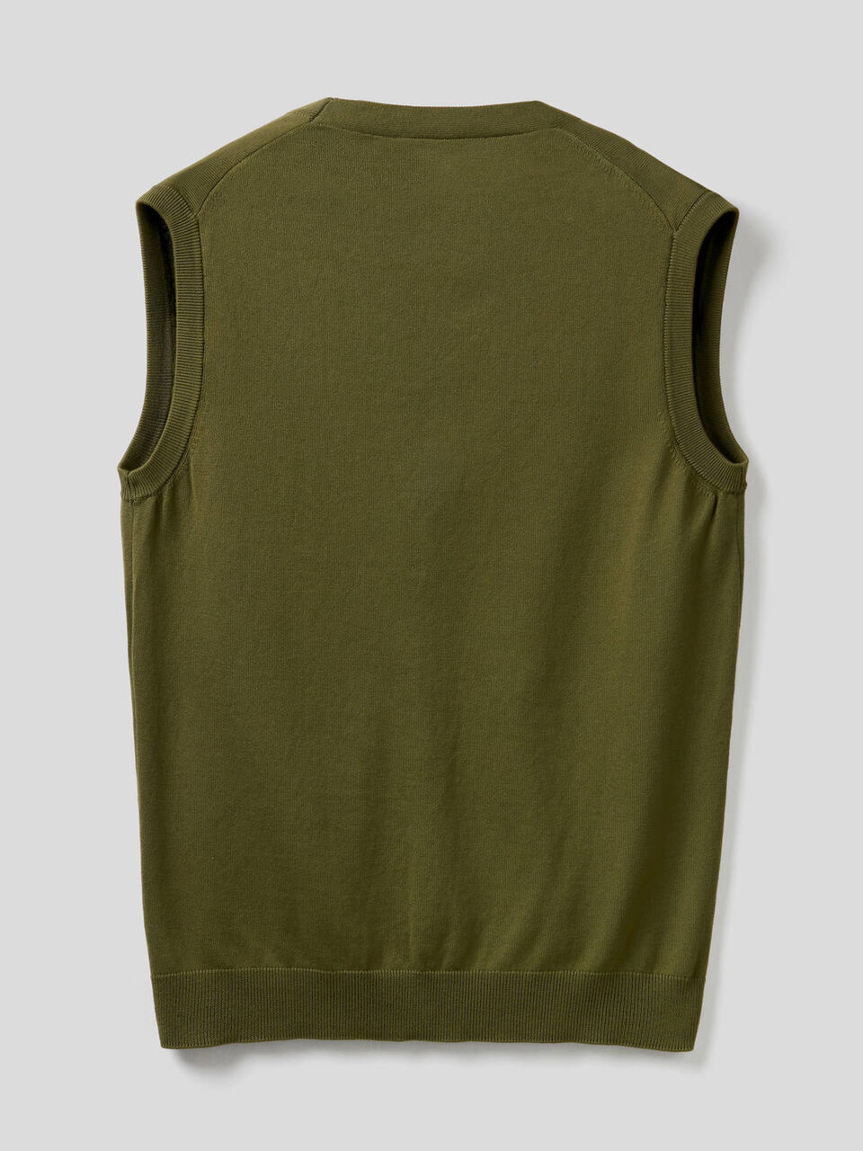 Gilet con bottoni in puro cotone image number 2
