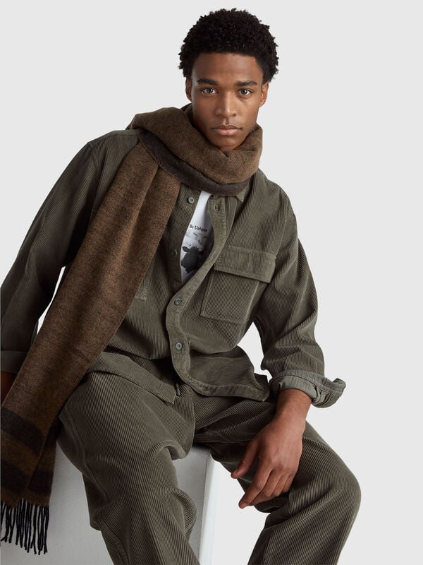 Chemise en velours côtelé Homme