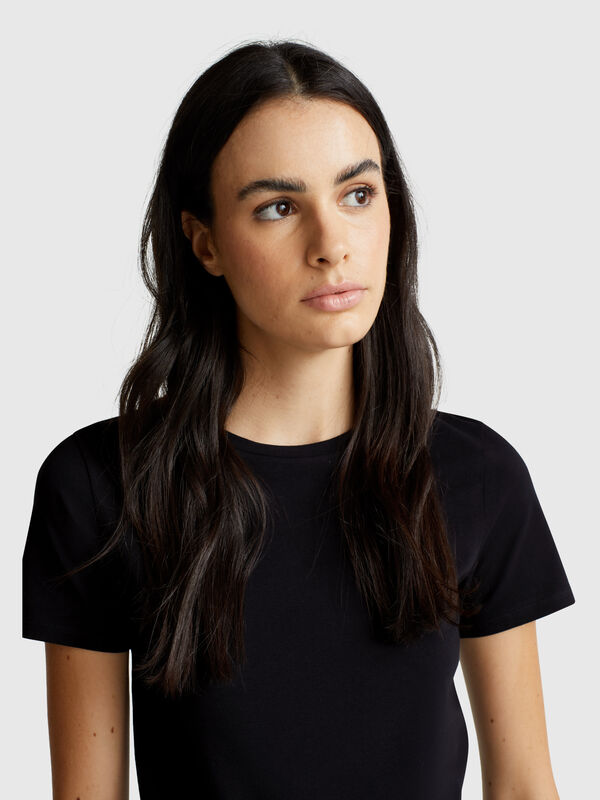 T-shirt en coton super extensible Femme