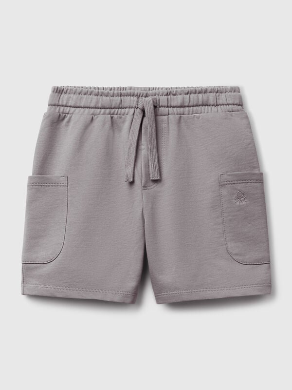Short cargo en coton Garçon