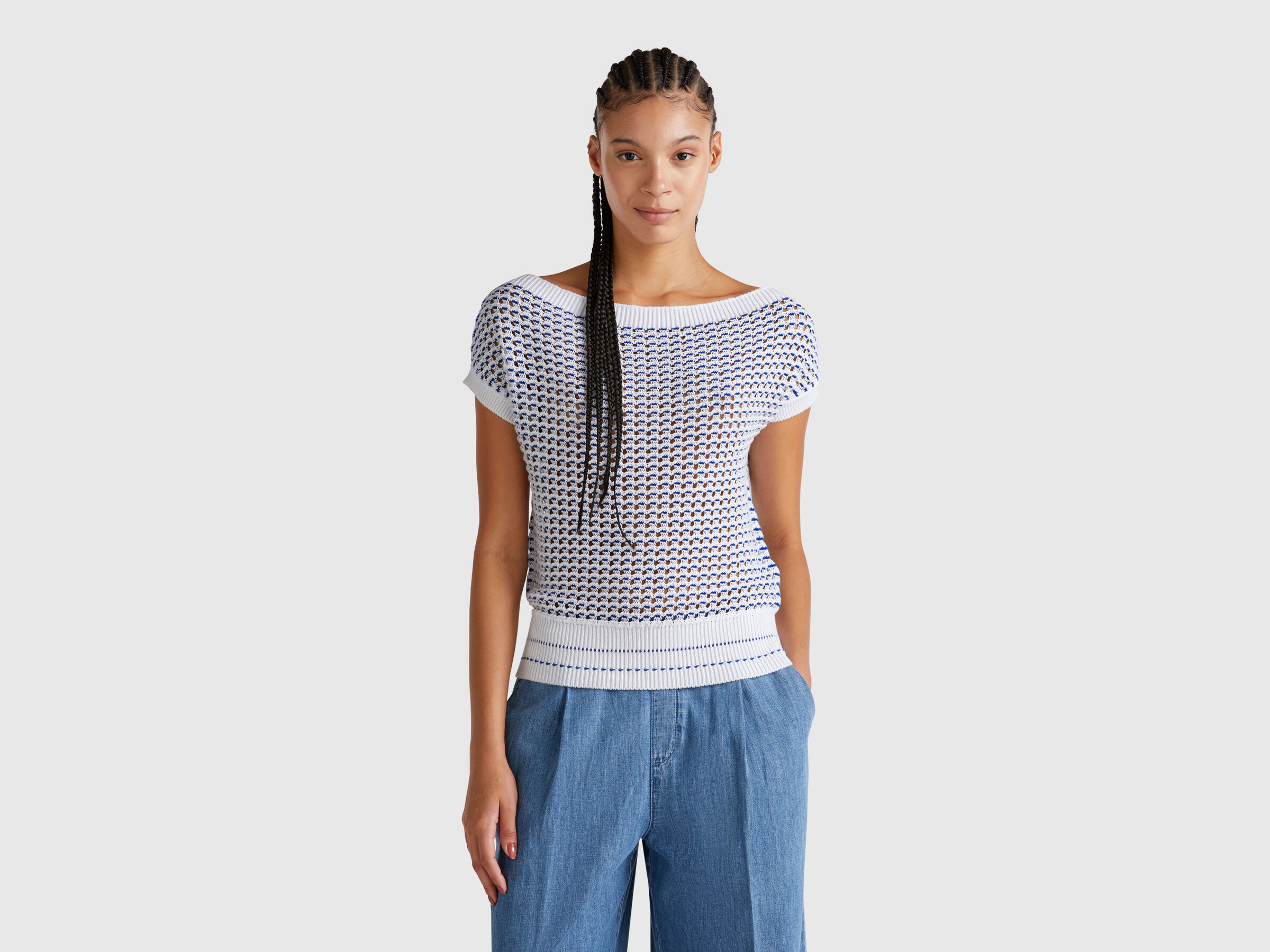 BOAT-NECK SWEATER. Femme image number 0