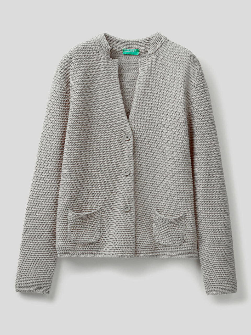 Veste en maille 100% coton image number 1