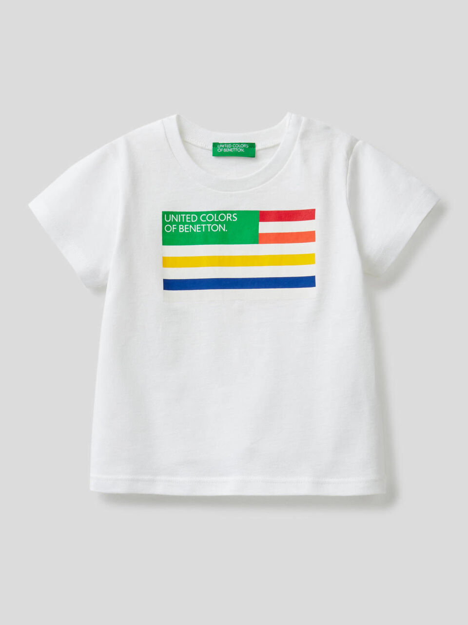 T-shirt à imprimé logo en coton bio image number 1