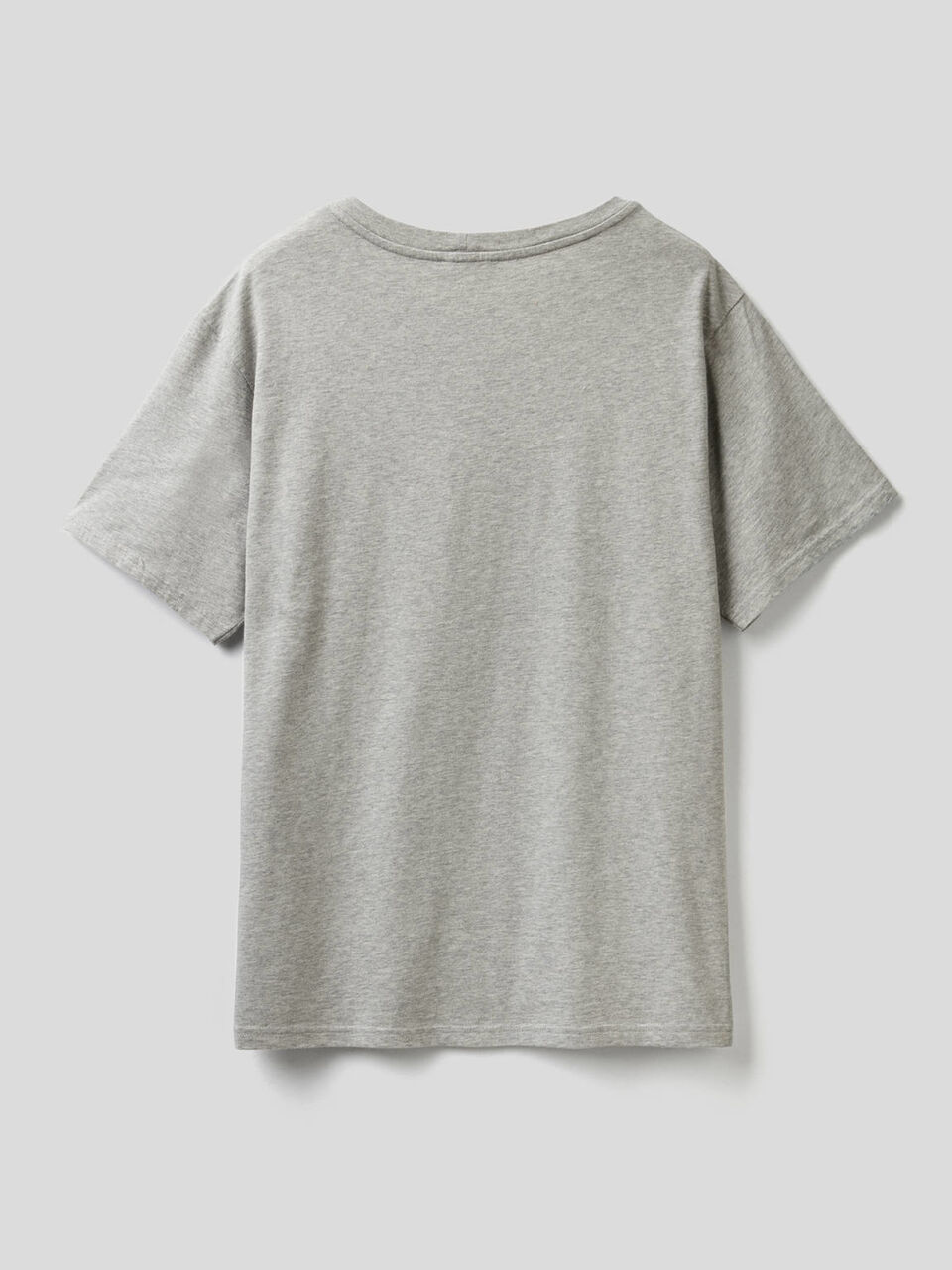 T-shirt gris avec imprimé multicolore image number 2