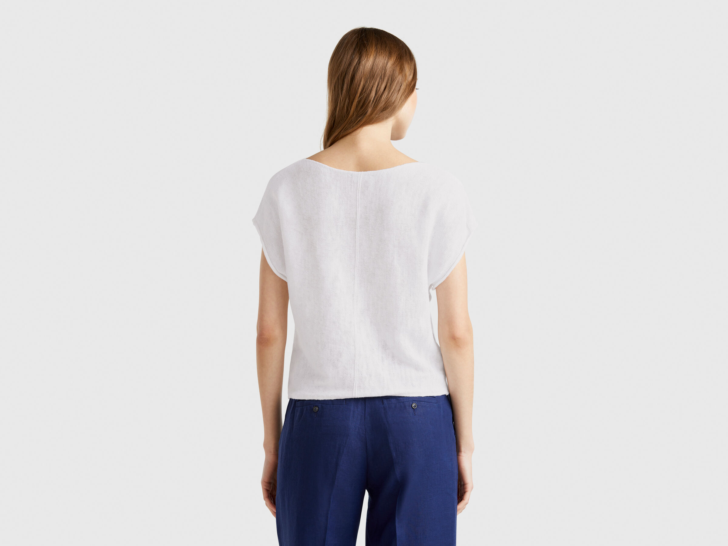 S/L V NECK SWEATER Femme image number 1