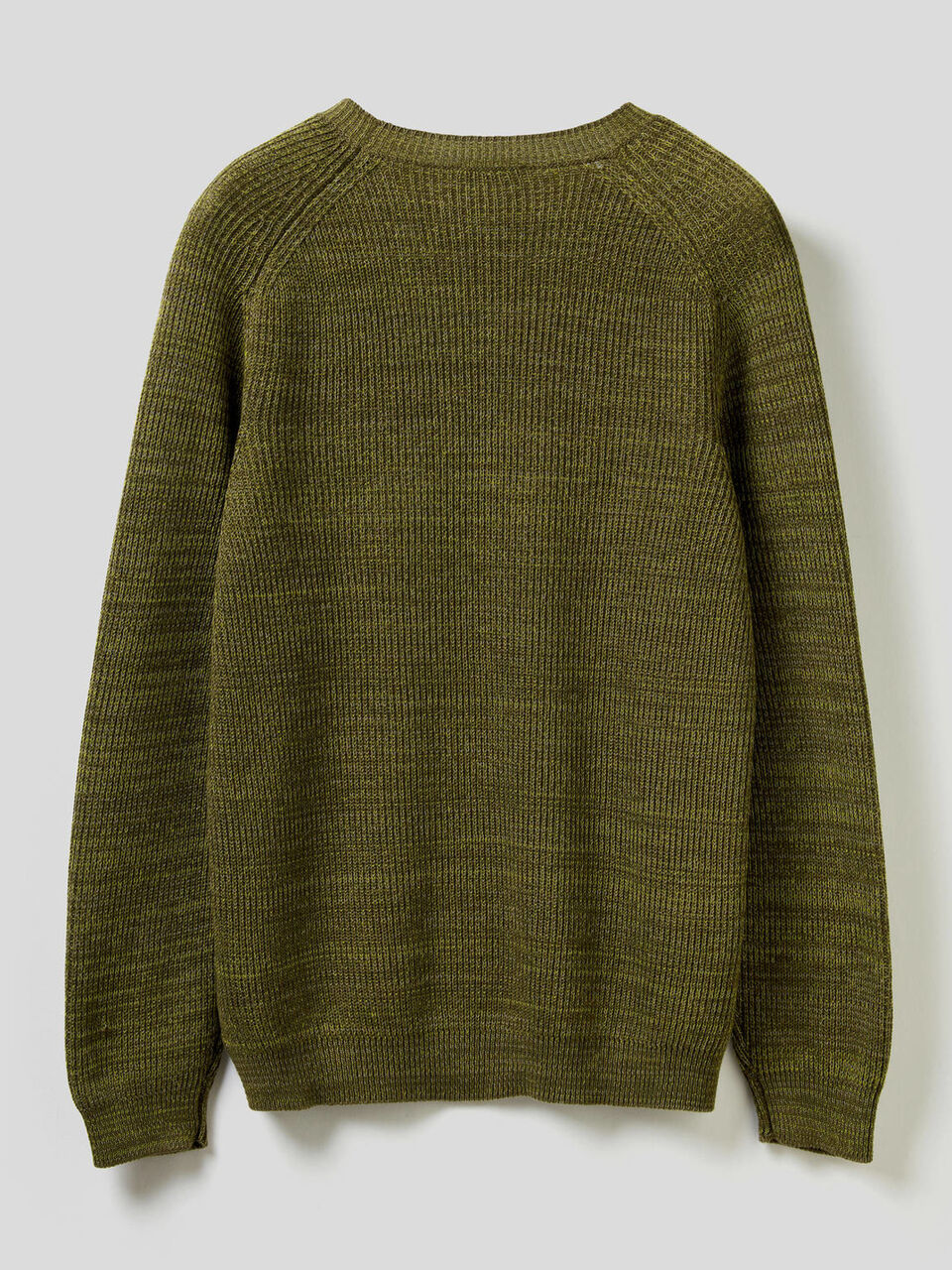 Pull col rond en pur coton image number 2