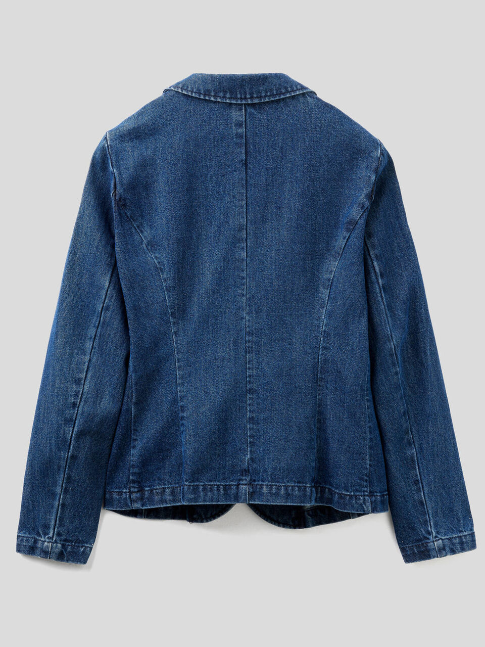 Blazer cintré en denim de coton image number 2