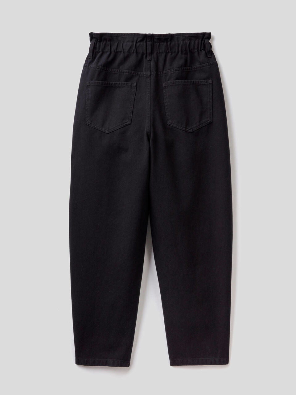 Pantalon à taille haute en 100% coton image number 2