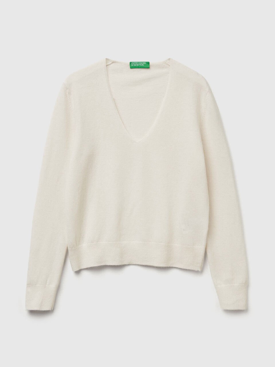 V NECK SWEATER L/S Femme image number 1