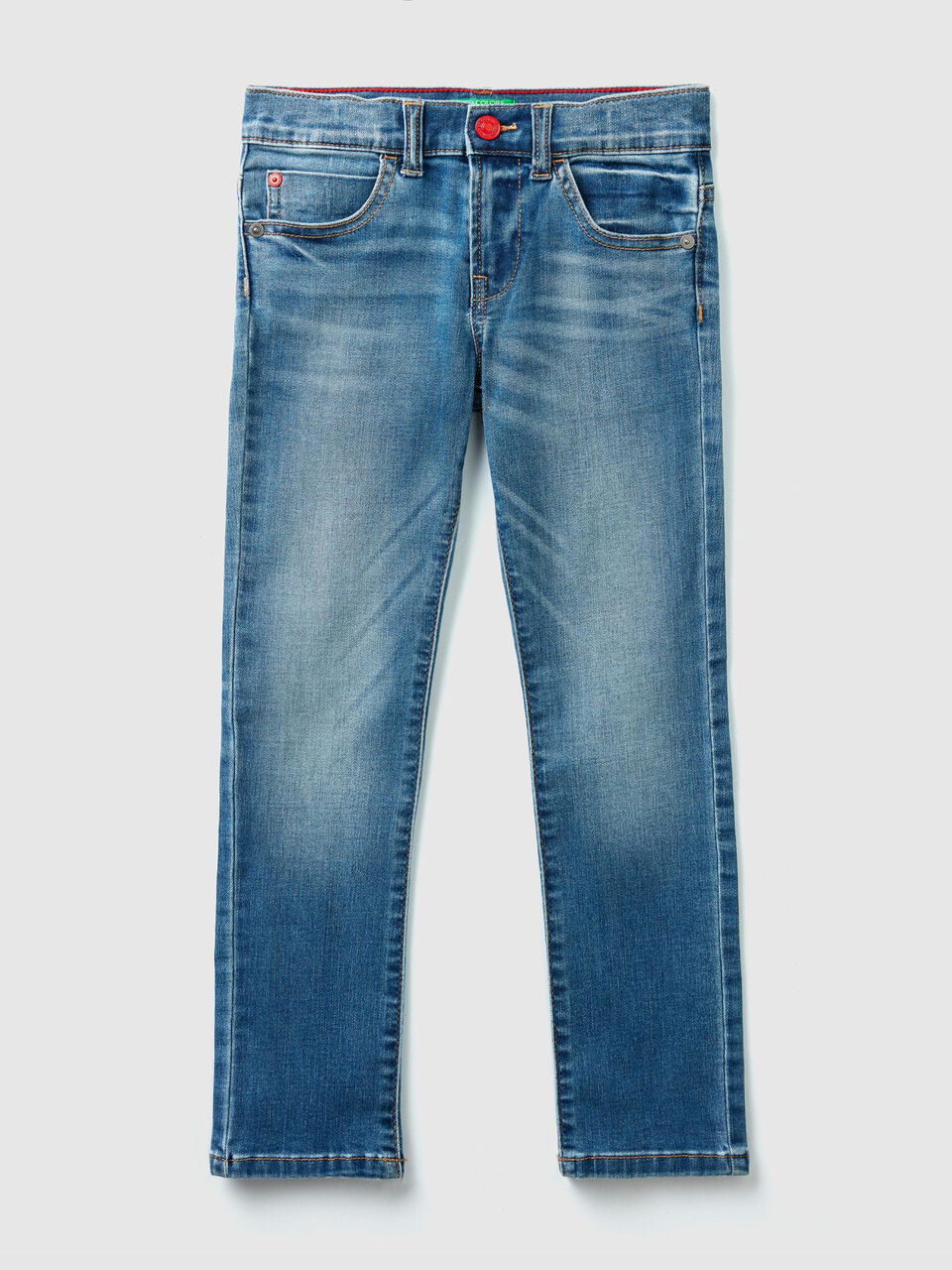 Pantalon en denim coupe slim image number 1