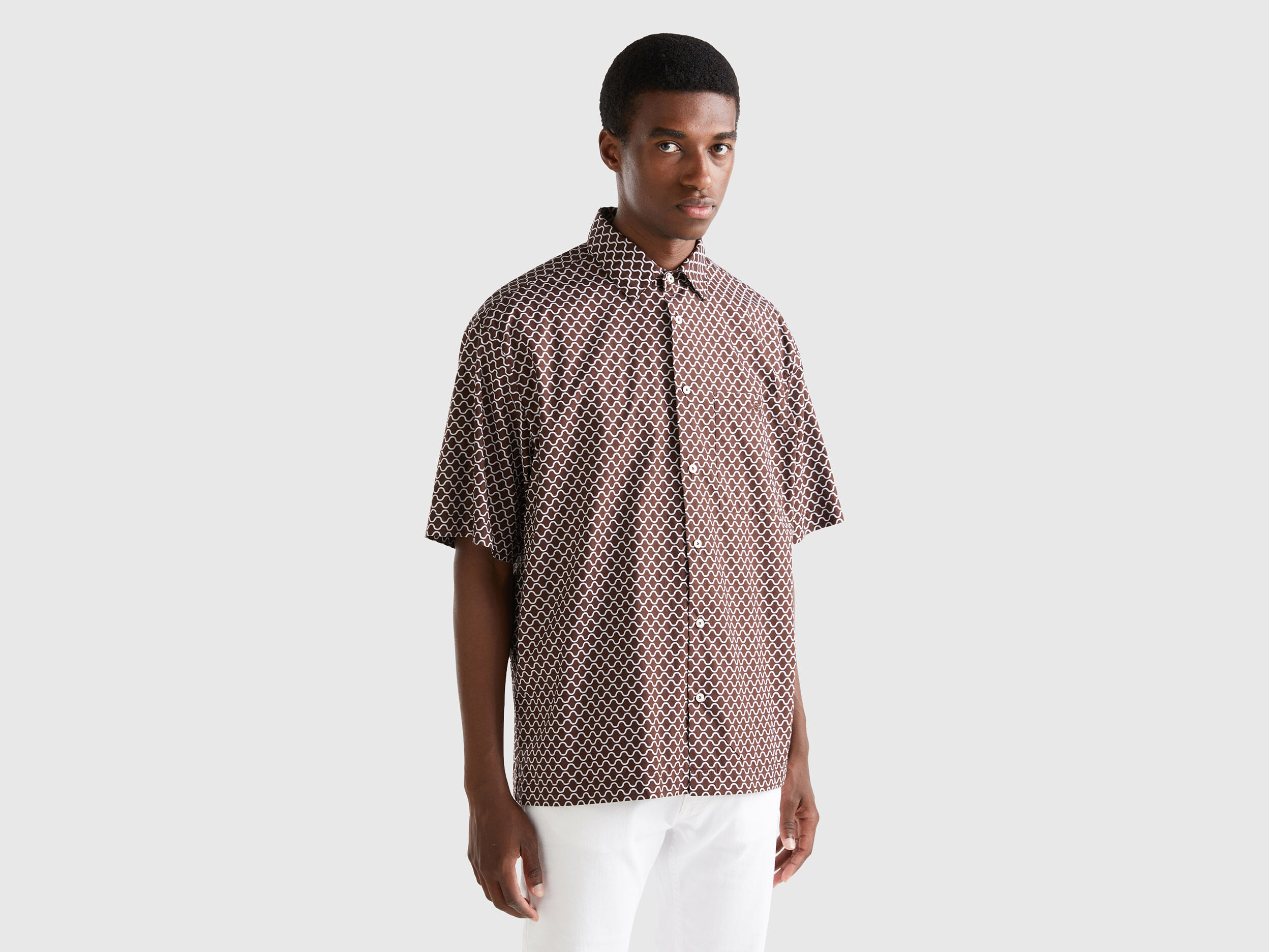 Chemise benetton homme on sale