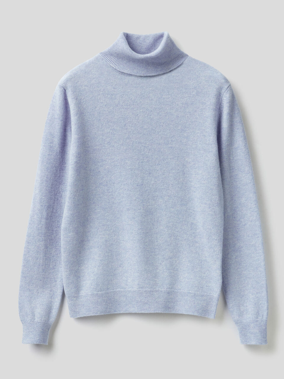 Pull chaud col roulé en pure laine vierge image number 1