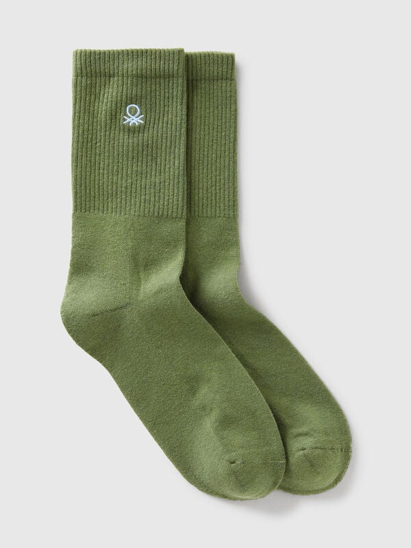 Chaussettes de sport en coton mélangé stretch