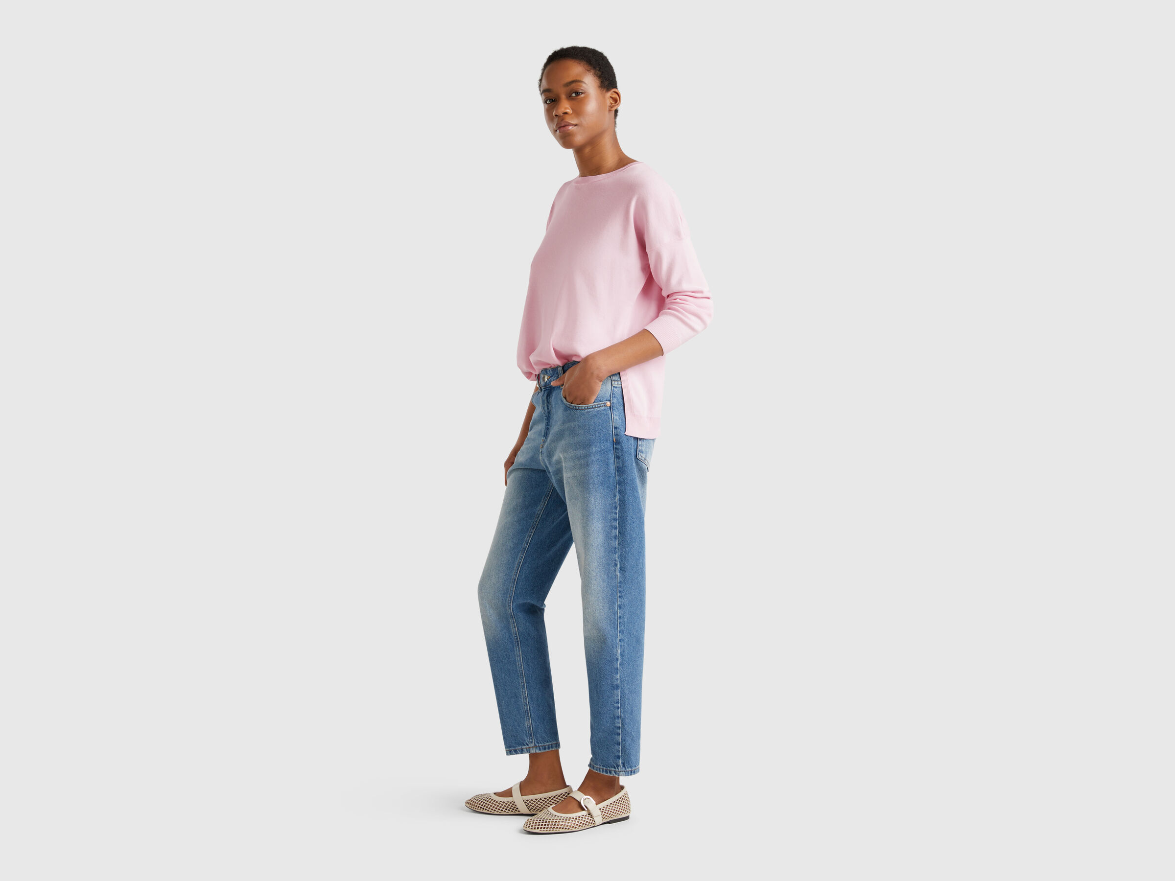 BOAT-NECK SWEAT.L/S Femme image number 2