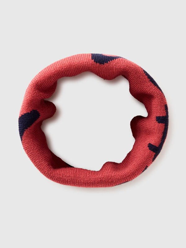 Tour de cou réversible avec logo Garçon