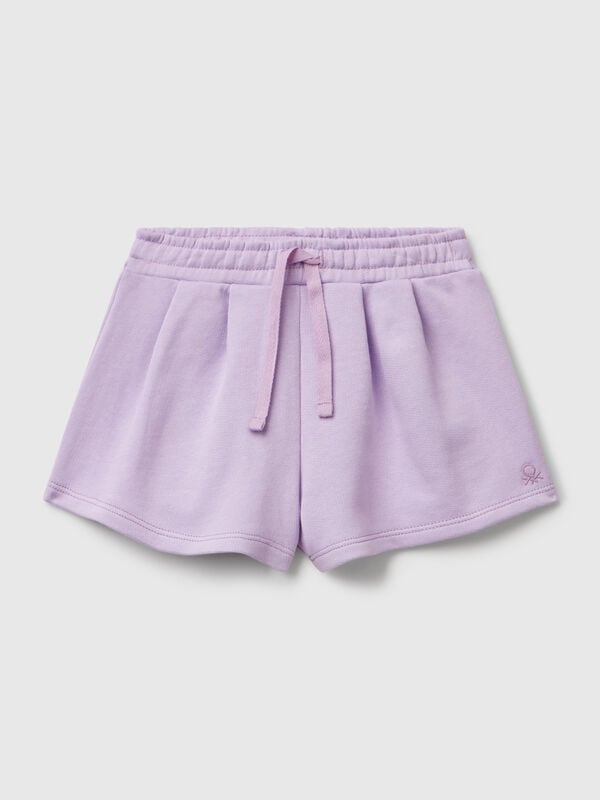 Short en molleton de coton Filles