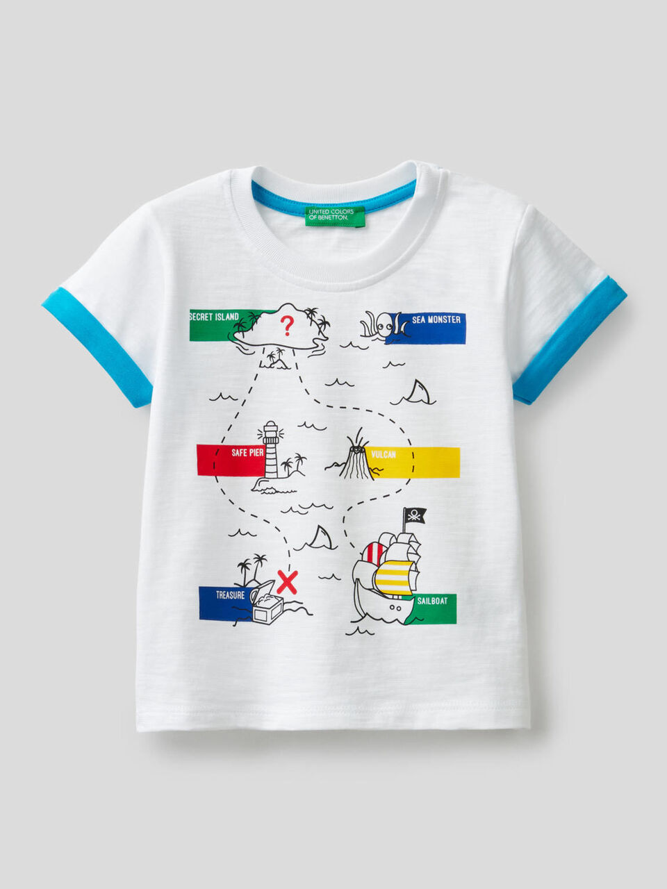 T-shirt en coton avec imprimé image number 1