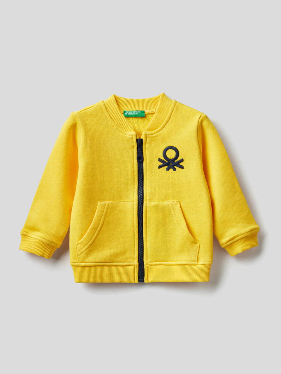 Sweat zippé en 100% coton image number 1