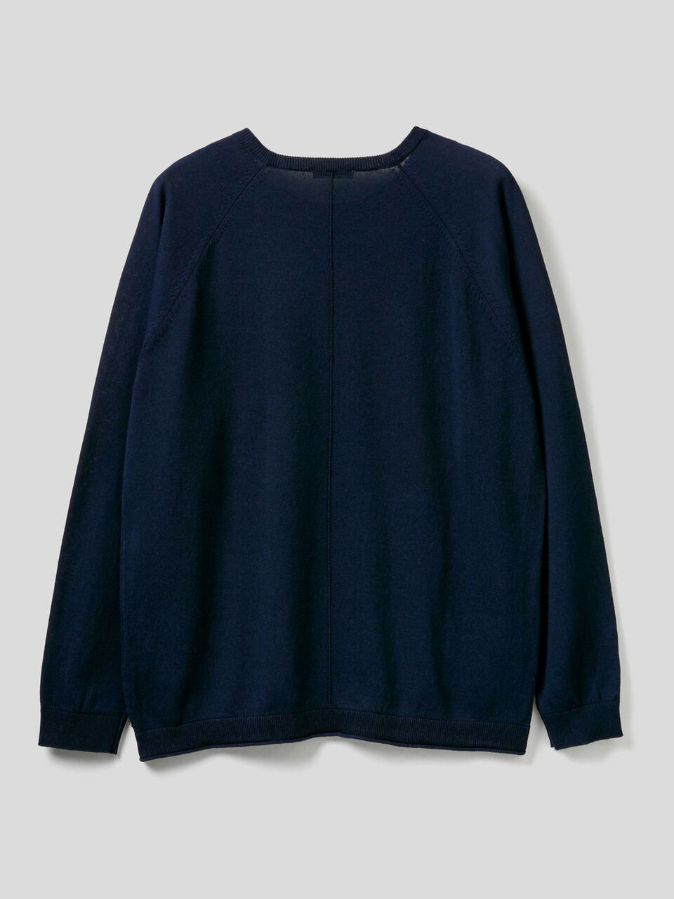 Pull en coton avec pochette image number 2