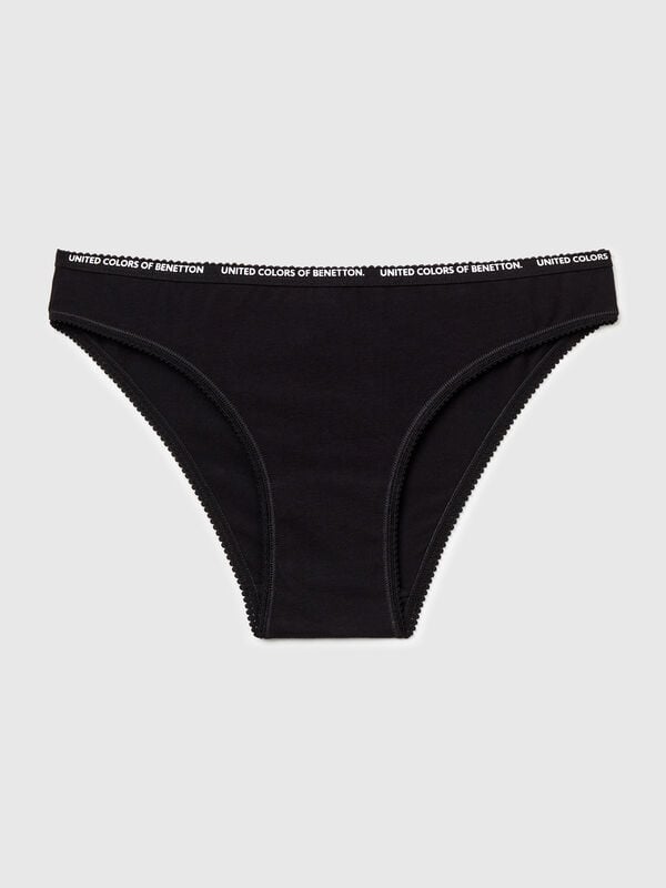 Slip en coton extensible Femme