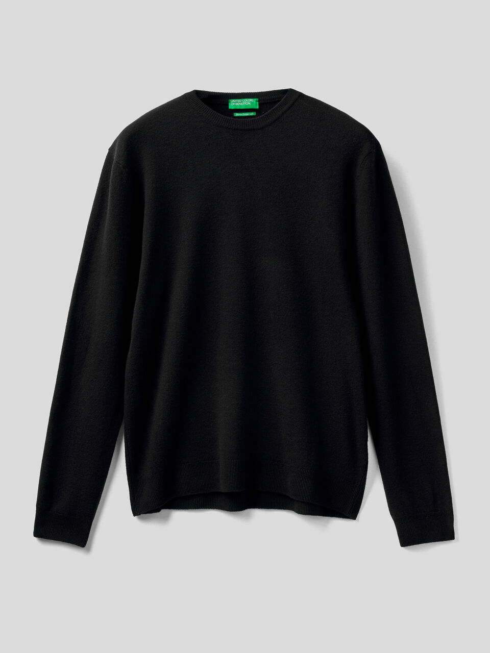 Pull col rond en pure laine vierge image number 1