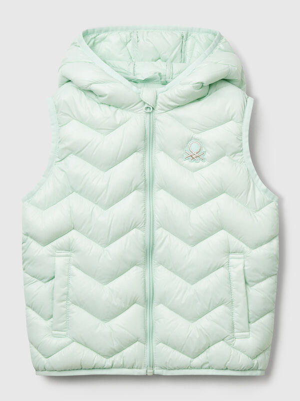 Gilet rembourré avec capuche Filles