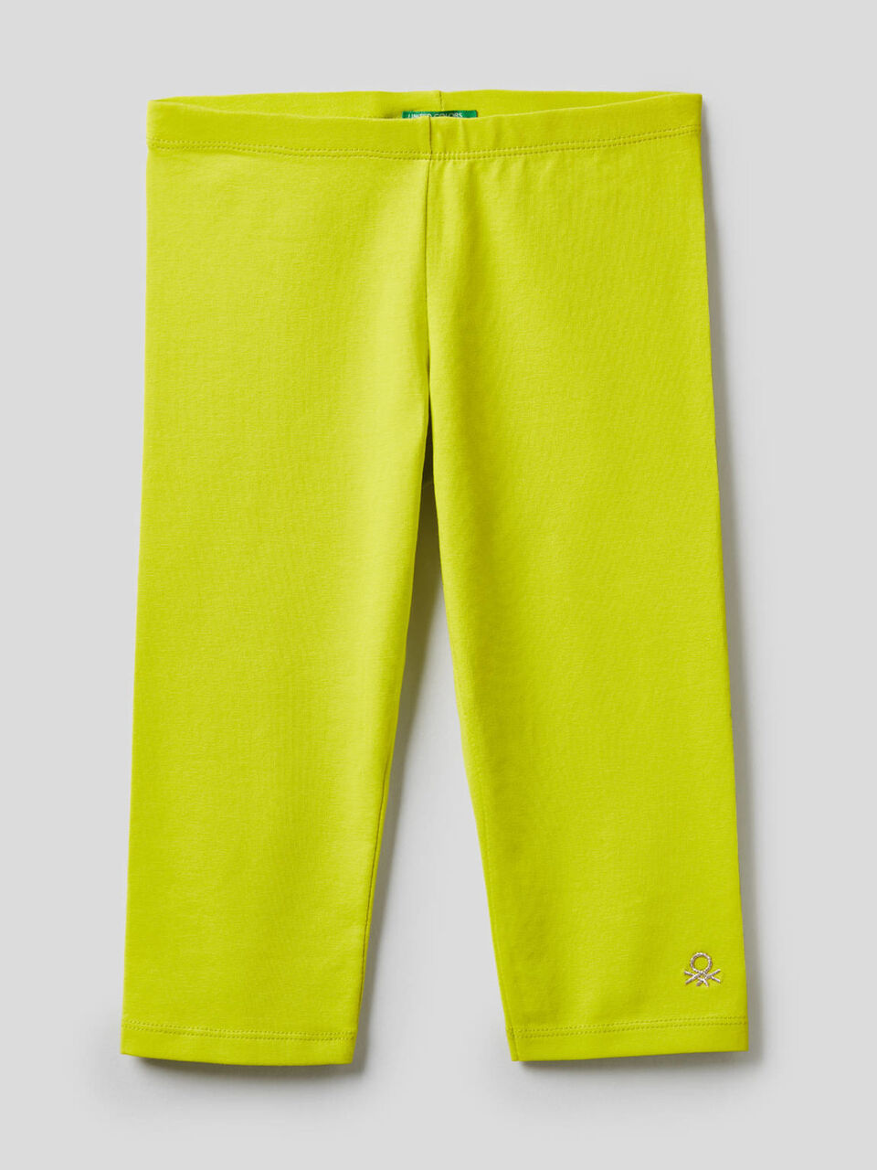Legging 3/4 en coton stretch image number 1