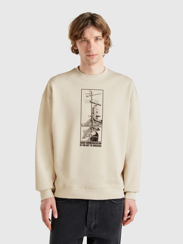 Sweat-shirt avec imprimé Homme