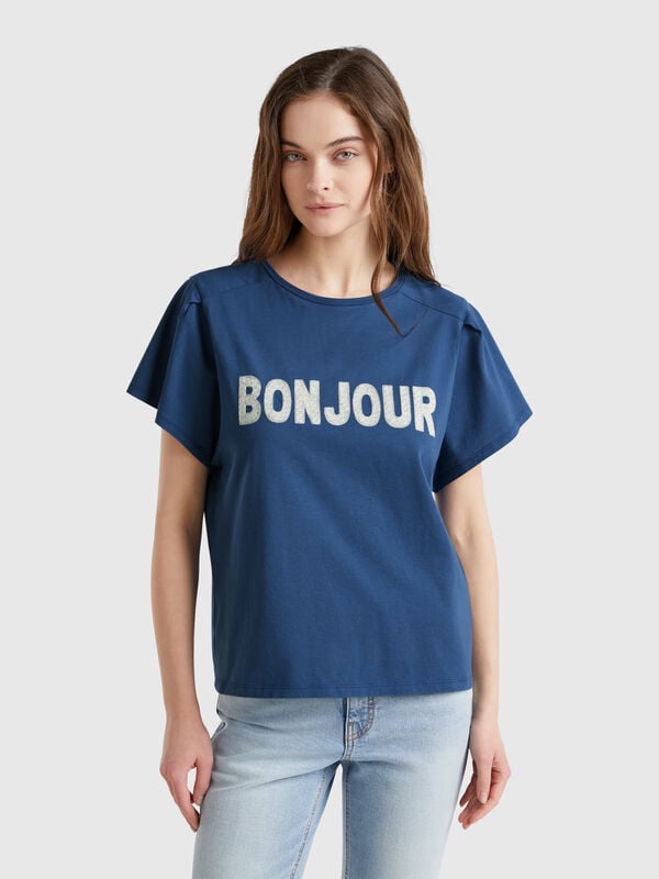 T-shirt avec broderie Femme