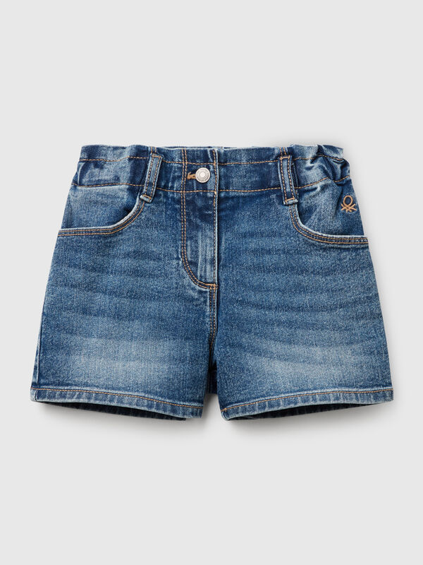 Short en jean paper bag Filles