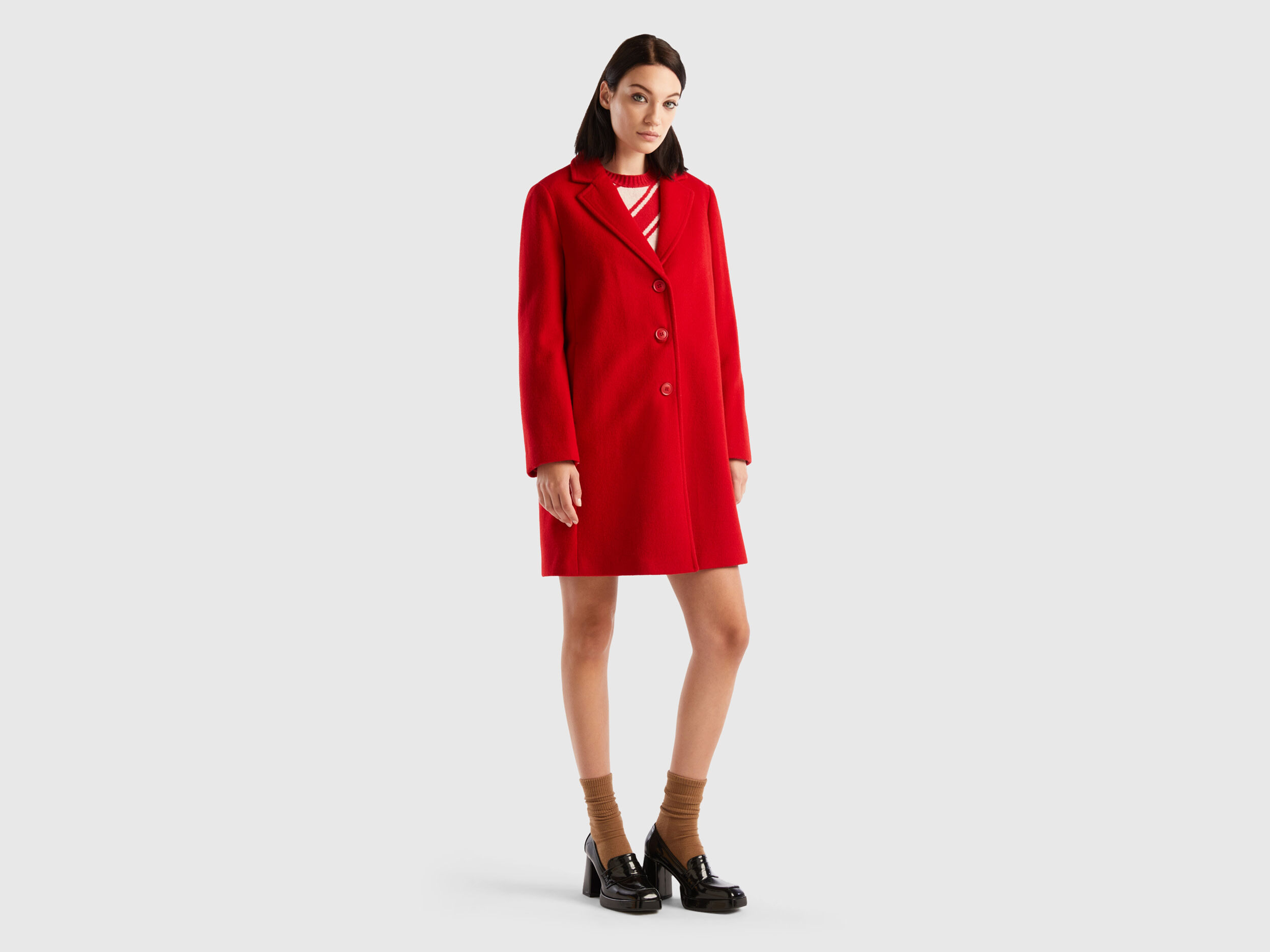 Manteau sales court rouge
