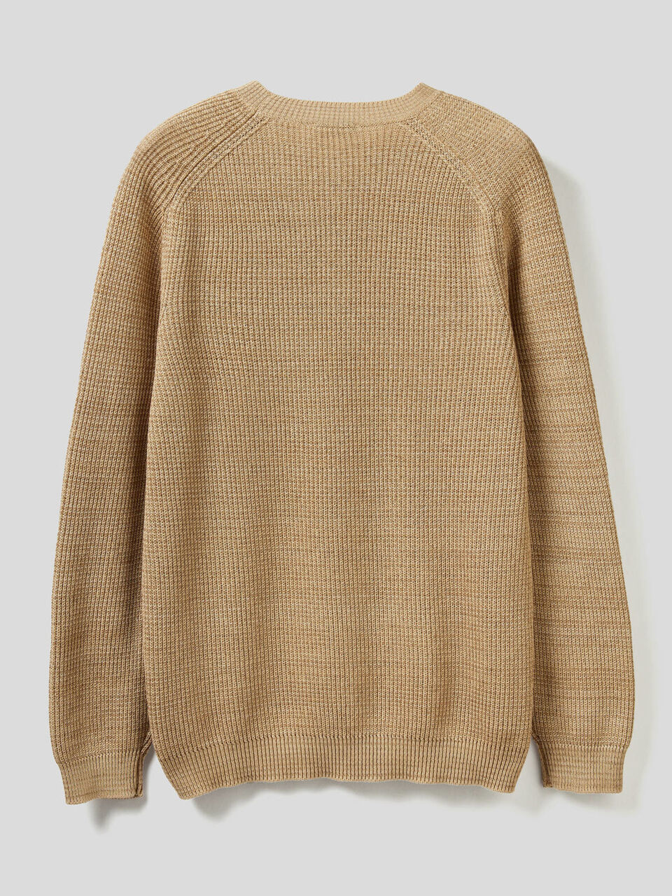 Pull col rond en pur coton image number 2