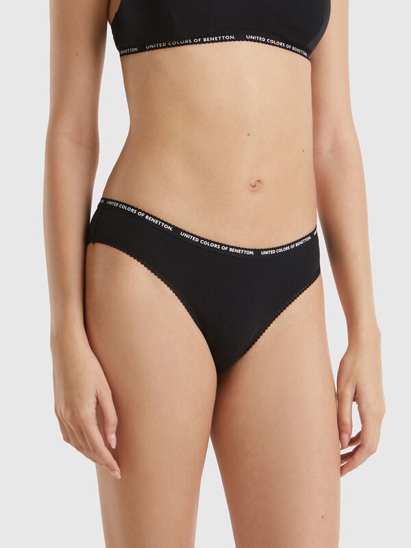 Slip en coton stretch Femme