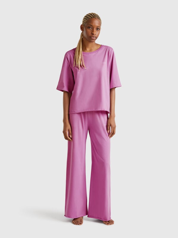 Pyjama ample en pur coton Femme