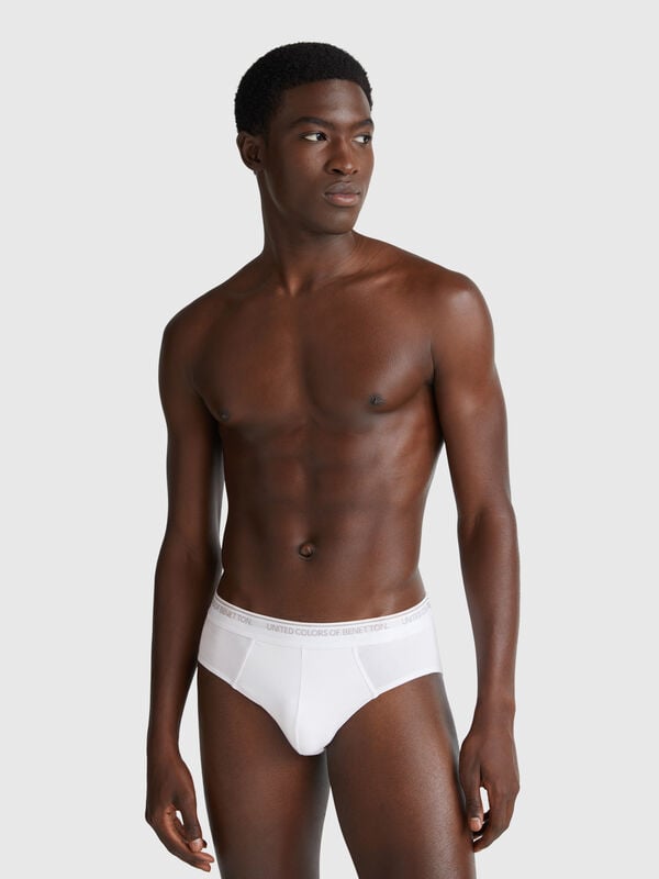 Slip en coton extensible Homme
